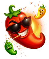 Game Promotion I 3 Burning Peppers: Hold & Win by Clawbuster